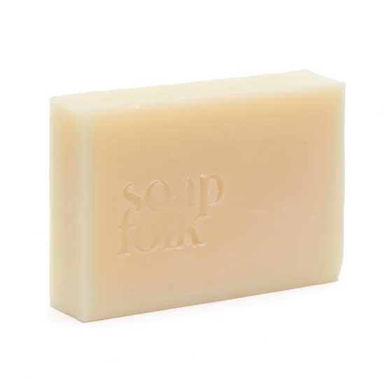 Oat milk lavender soap by Soap Folk product photo front L