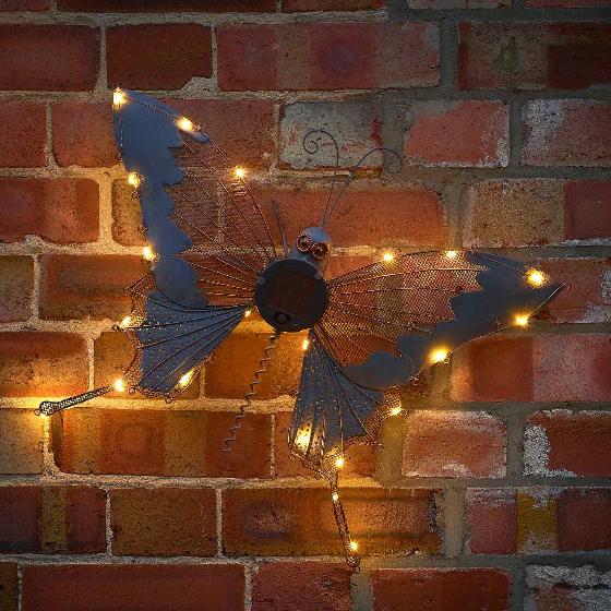 Solar butterfly garden wall art product photo default L