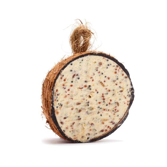 Super suet coconut halves - original, box of 10 product photo back L