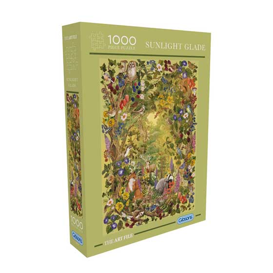 RSPB Sunlight glade jigsaw puzzle, 1000-piece product photo default L
