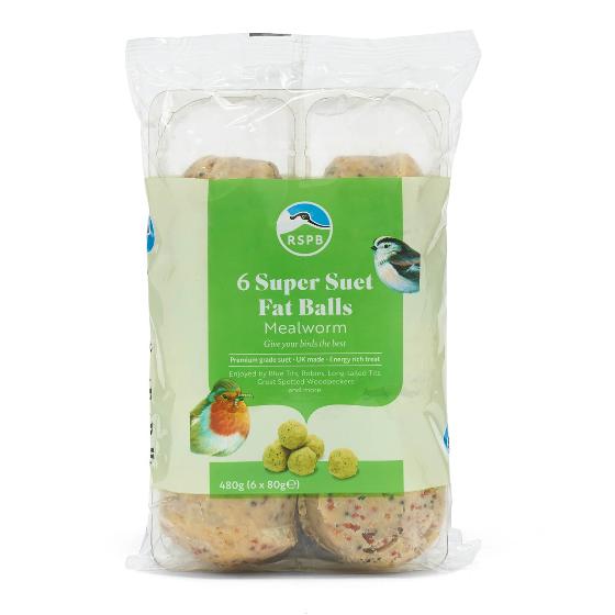 Super suet fat balls - mealworm x 6 product photo back L