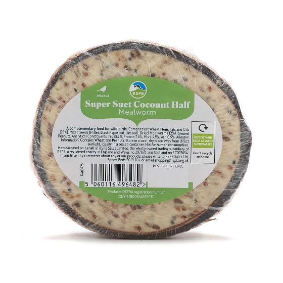 Super suet coconut halves - mealworm x 40 product photo ai6 L