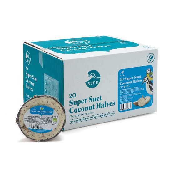 Super suet coconut halves - original, box of 20 product photo ai5 L