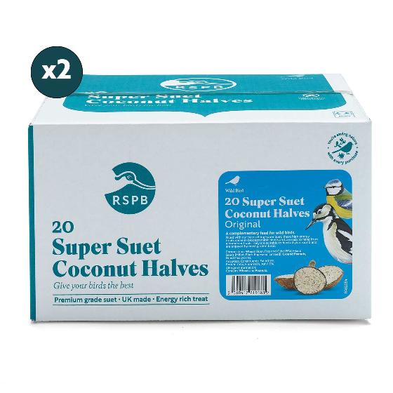 Super suet coconut halves - original x 40 product photo ai6 L