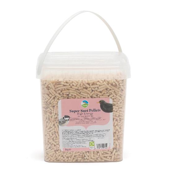 Super suet pellets - high energy 3kg tub product photo back L