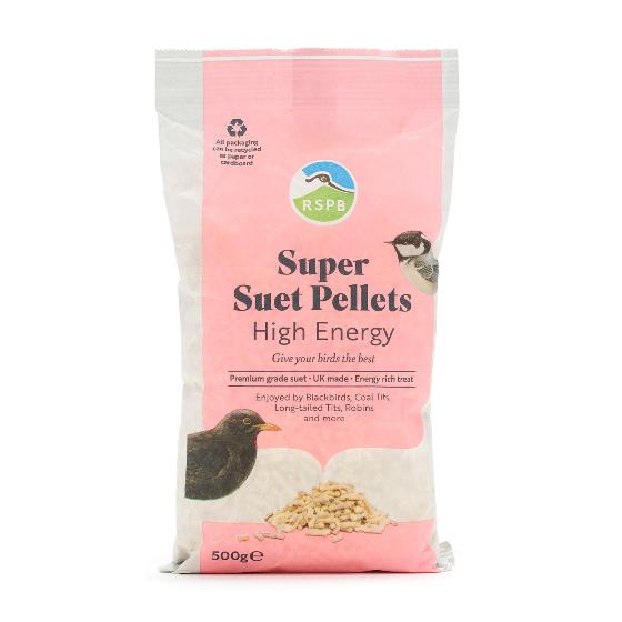 Super suet pellets - high energy 500g product photo side L