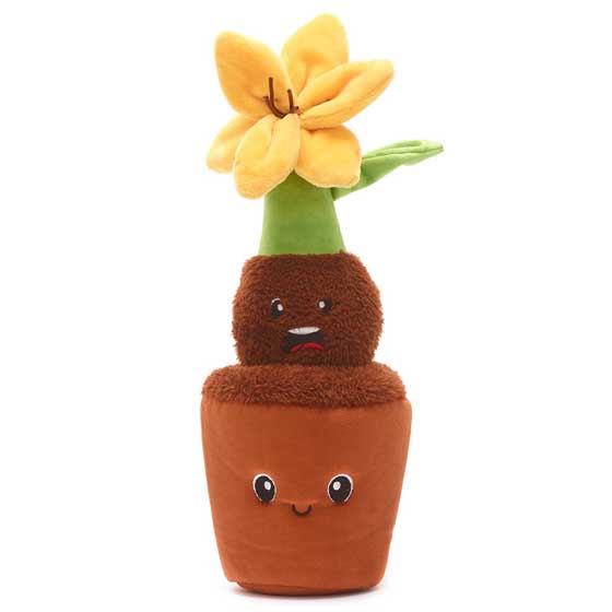 Surprise flower soft toy product photo back L