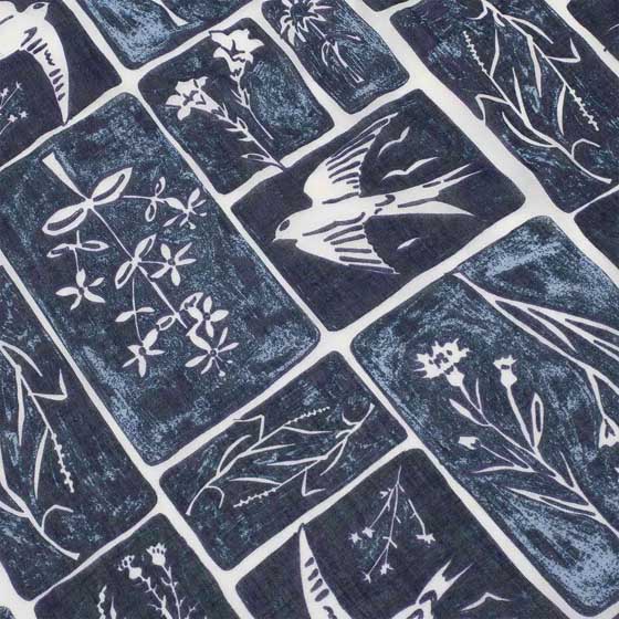 RSPB Swift meadow organic cotton lightweight scarf product photo side L