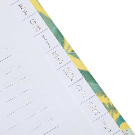 Bees & blossom address and birthday book product photo front L