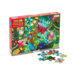 Bugs and butterflies jigsaw puzzle, 100-piece product photo