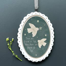 Dove friends ceramic hanging decoration product photo