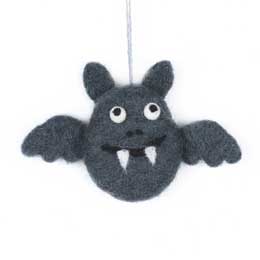 Handmade felt bat Halloween decoration product photo