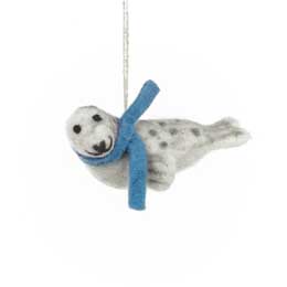 Handmade Seal felt decoration product photo
