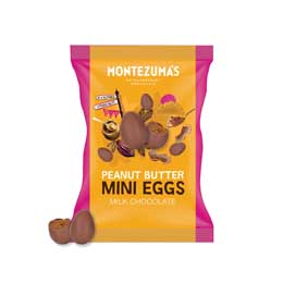 Montezuma's peanut butter milk chocolate mini eggs product photo