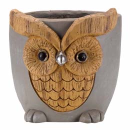 Owl planter product photo