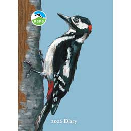 RSPB illustrated A6 diary 2026 product photo