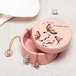 RSPB Goldfinch trinket pot, Flock collection product photo