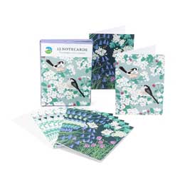 White blossom A6 notecards, pack of 12 product photo