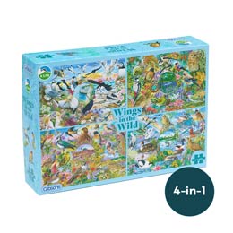 RSPB Wings in the wild 4x 500-piece jigsaw set product photo