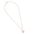 Wren necklace 18ct gold vermeil by Blackbird Jewellery product photo back T