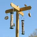 RSPB Signpost wooden feeding station product photo default T