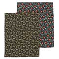 Bees & ladybirds organic cotton tea towels, set of 2 product photo default T