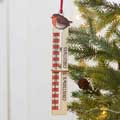 Christmas countdown wooden Robin decoration product photo default T