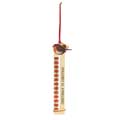 Christmas countdown wooden Robin decoration product photo side T