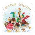 Christmas quackers Christmas cards, pack of 10 product photo default T