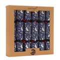 RSPB Wooden decoration plastic-free Christmas crackers, box of six product photo ai5 T