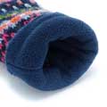 Fairisle wool handwarmers by Pachamama Knitwear product photo back T