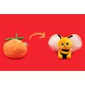 Flipetz Bumblebee orange hideaway plush product photo ai6 T