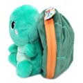 Flipetz Turtle peach hideaway plush product photo side T