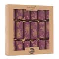 Fruits of the forest recycled crackers with wooden decorations, box of six product photo front T