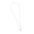 Swallow necklace 18ct gold vermeil by Blackbird Jewellery product photo side T