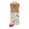RSPB women's Goldfinch bamboo socks product photo front T