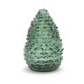 Green glass pinecone light product photo back T