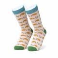 Women's Hedgehog bamboo socks product photo side T