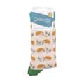 Women's Hedgehog bamboo socks product photo back T