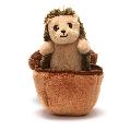 Zooprise Hedgehog in acorn plush product photo side T