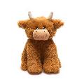 Eco Highland Cow plush soft toy product photo side T