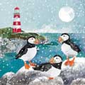 Lighthouse keepers Puffin Christmas cards, pack of 10 product photo default T
