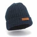 Merino wool fisherman beanie in spruce by Pachamama Knitwear product photo side T