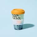 Starling murmuration reusable travel mug product photo front T
