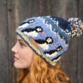 Puffin wool bobble hat by Pachamama Knitwear product photo ai4 T