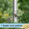 RSPB Ultimate easy-clean® cheater bird feeder, medium and Super suet pellets - mealworm 1kg product photo default T