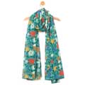 RSPB Ditsy bird organic cotton scarf product photo default T