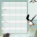 RSPB Family organiser calendar 2027 product photo side T