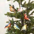 RSPB Glass bird Christmas decorations product photo default T
