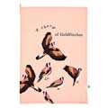 RSPB Goldfinch bird tea towel, Flock collection product photo default T